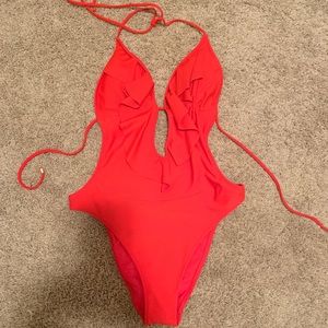 Abercrombie & Fitch cutout one piece swimsuit